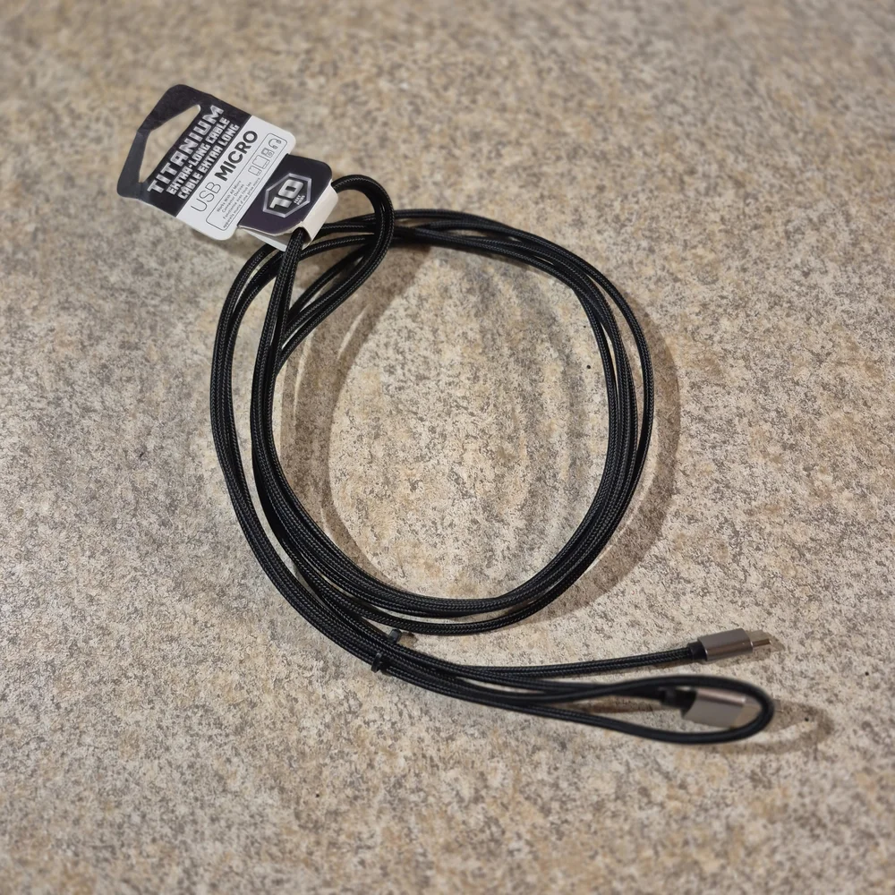 Black USB Micro Cable